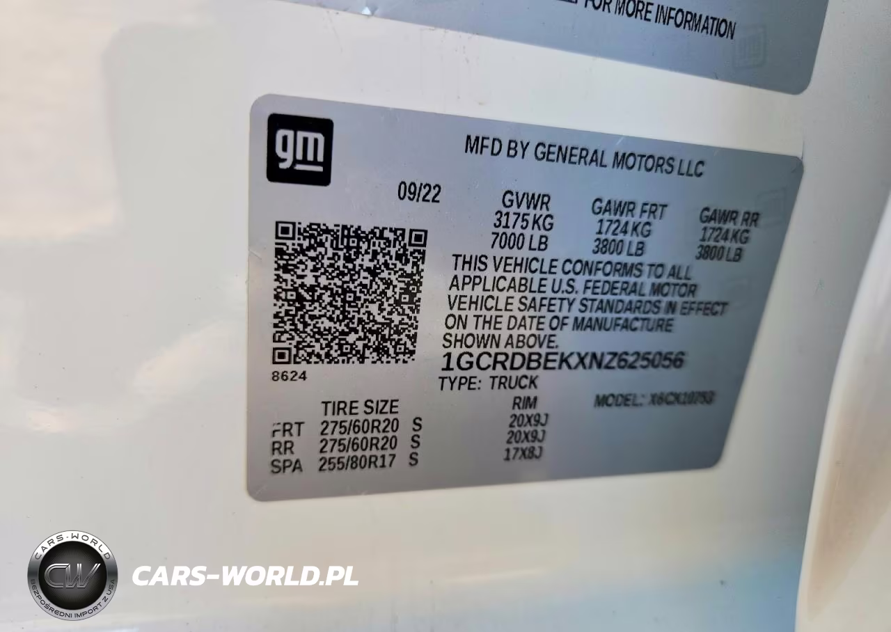 2022 Chevrolet Silverado K1500 Custom VIN:1GCRDBEKXNZ625056 - 12