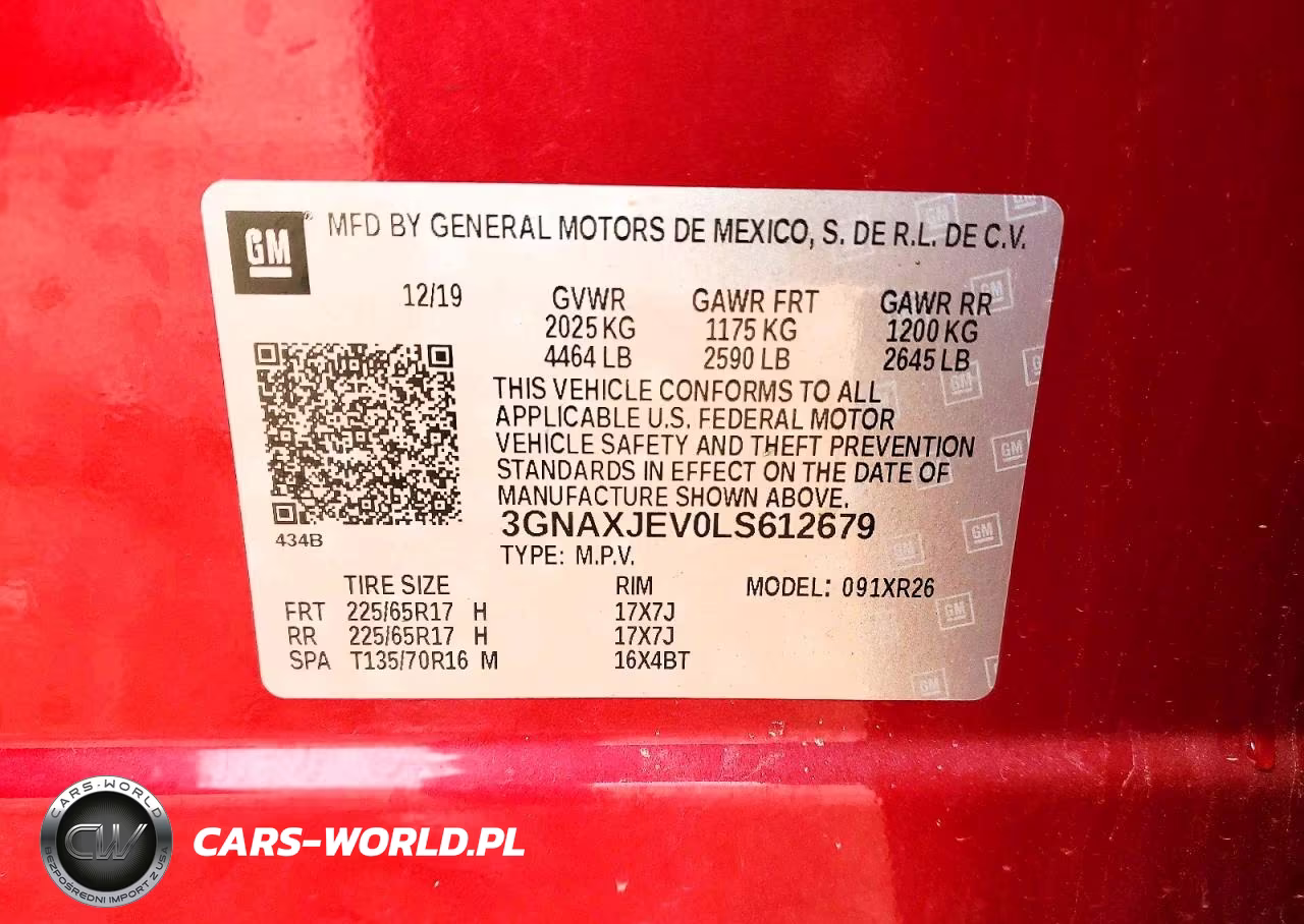 2020 Chevrolet Equinox Lt VIN:3GNAXJEV0LS612679 - 13