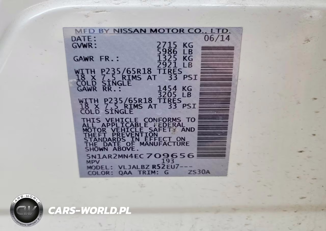 2014 Nissan Pathfinder S VIN:5N1AR2MN4EC709656 - 13