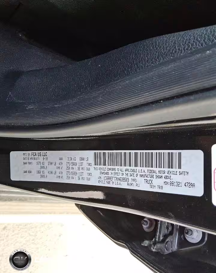 2019 Ram 1500 Big Horn VIN:1C6RREFT7KN639503 - 12