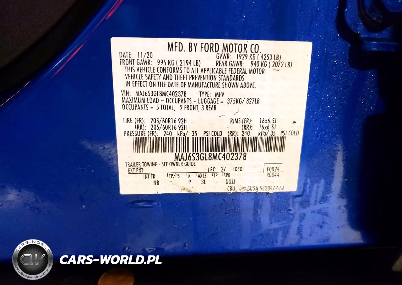 2021 Ford Ecosport Se VIN:MAJ6S3GL8MC402378 - 12
