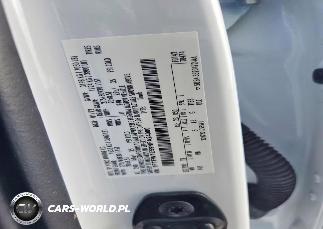 2022 Ford F150 Supercrew VIN:1FTFW1E59NFA24000 - 13