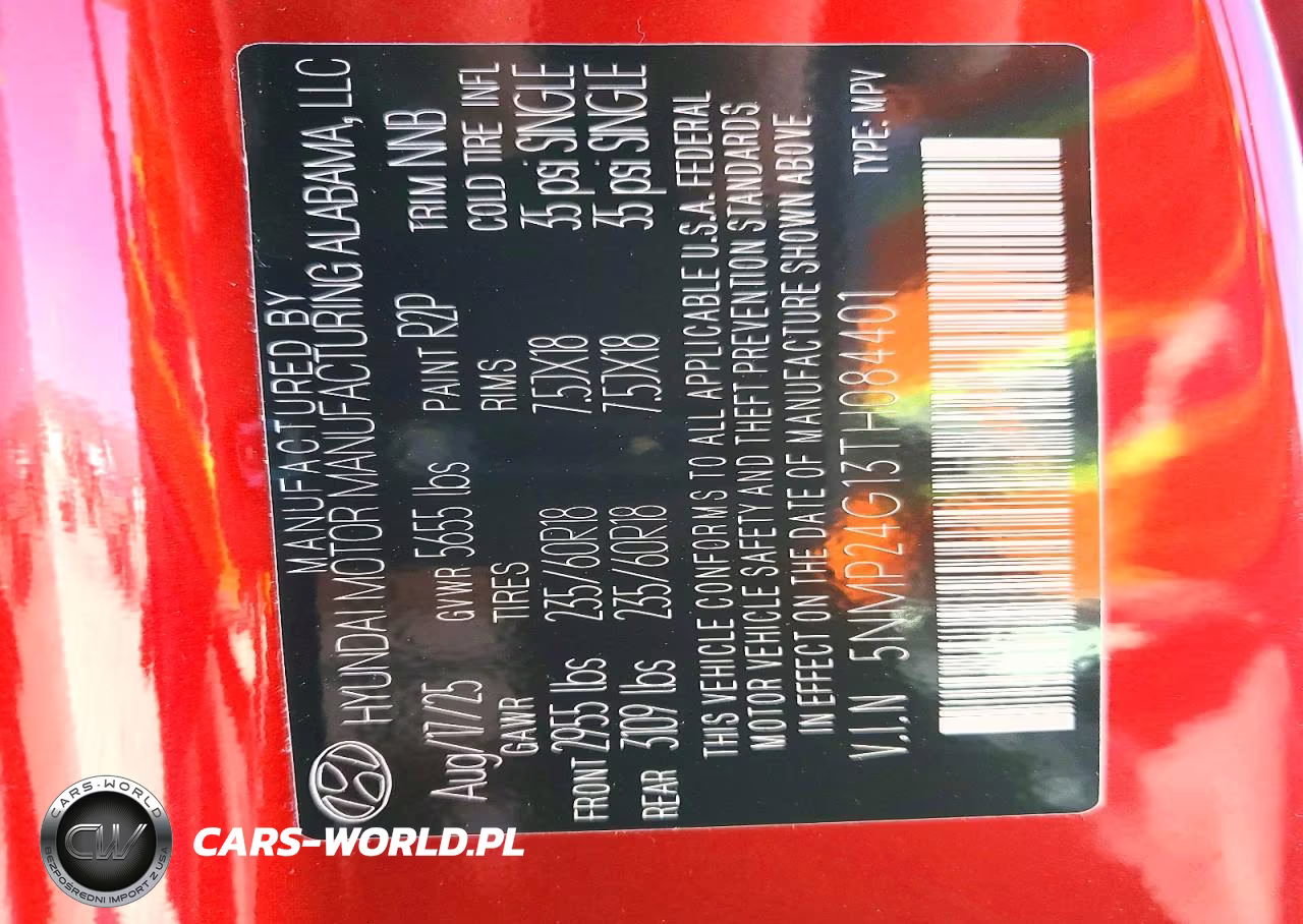 2026 Hyundai Santa Fe Hybrid Sel VIN:5NMP24G13TH084401 - 13