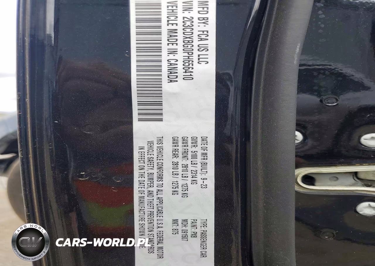 2023 Dodge Charger Sxt VIN:2C3CDXBG0PH656410 - 13