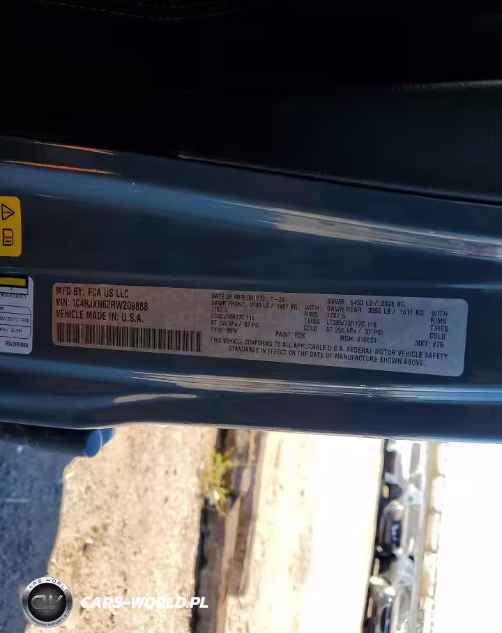 2024 Jeep Wrangler 4Xe VIN:1C4RJXN62RW209888 - 12