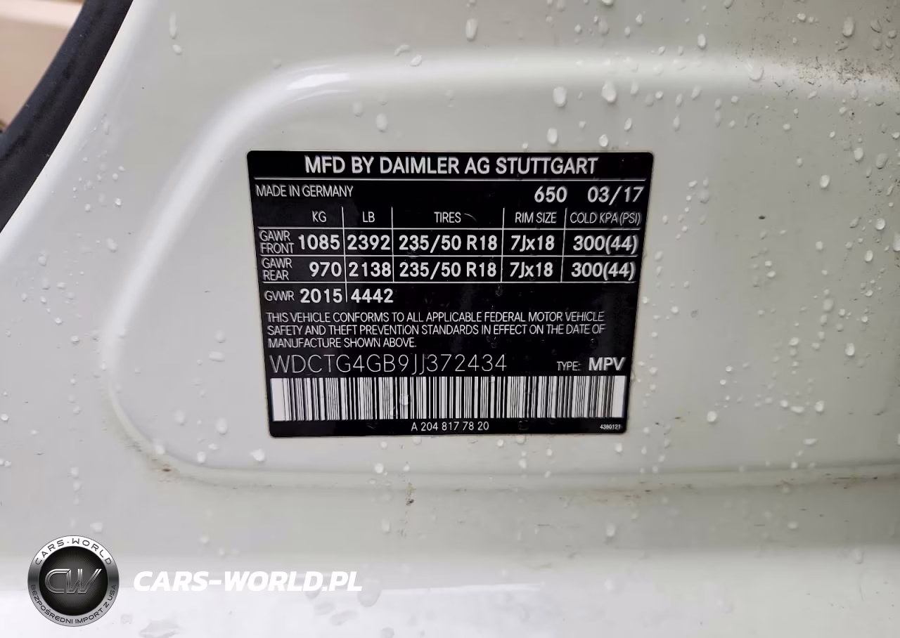 2018 Mercedes-Benz Gla 250 4Matic VIN:WDCTG4GB9JJ372434 - 13