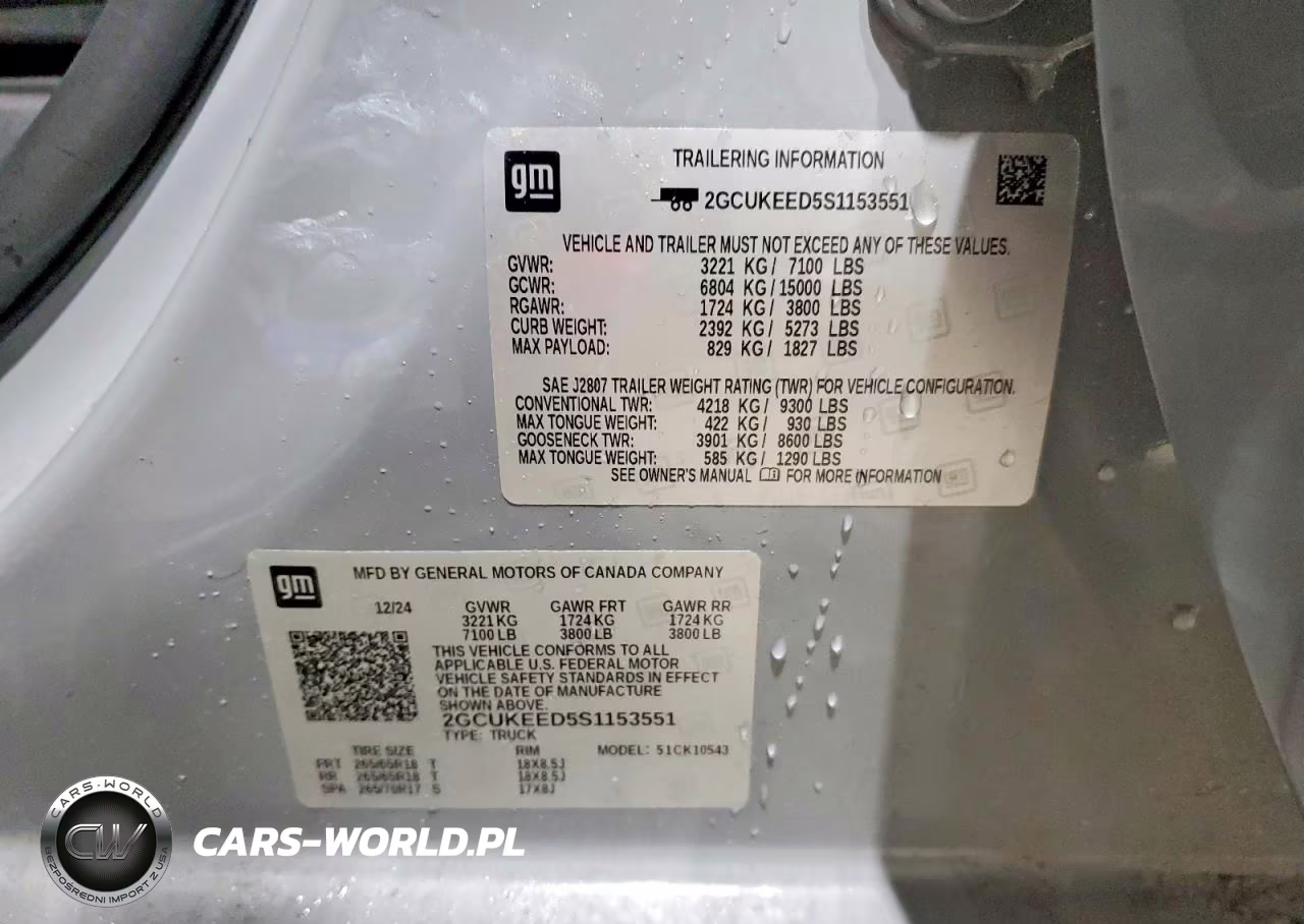 2025 Chevrolet Silverado K1500 Rst VIN:2GCUKEED5S1153551 - 13