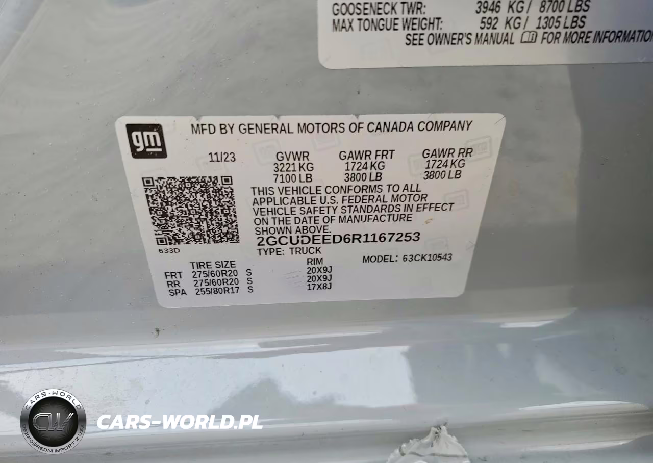 2024 Chevrolet Silverado K1500 Rst VIN:2GCUDEED6R1167253 - 12
