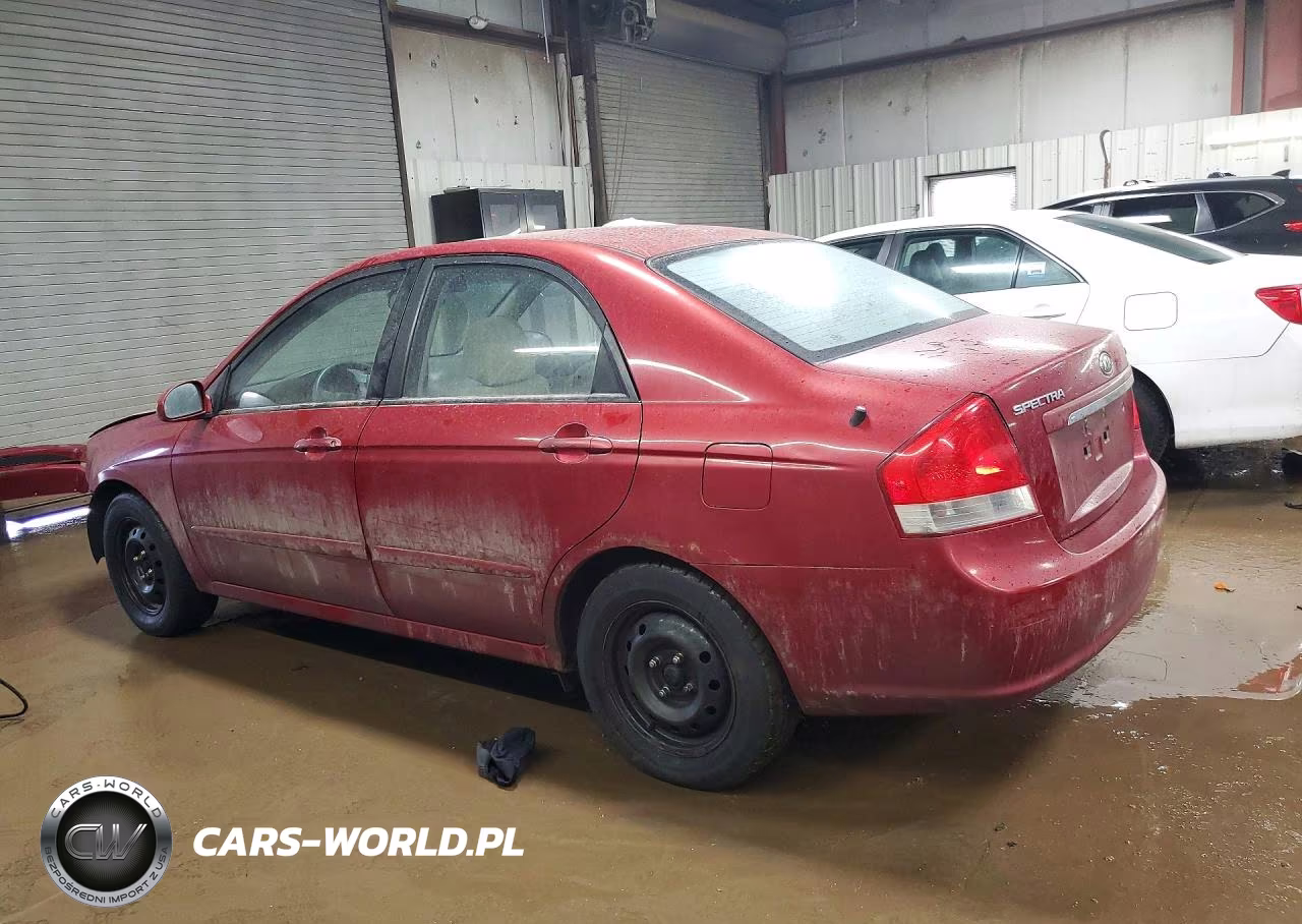 2009 Kia Spectra Lx VIN:KNAFE221095587181 - 2