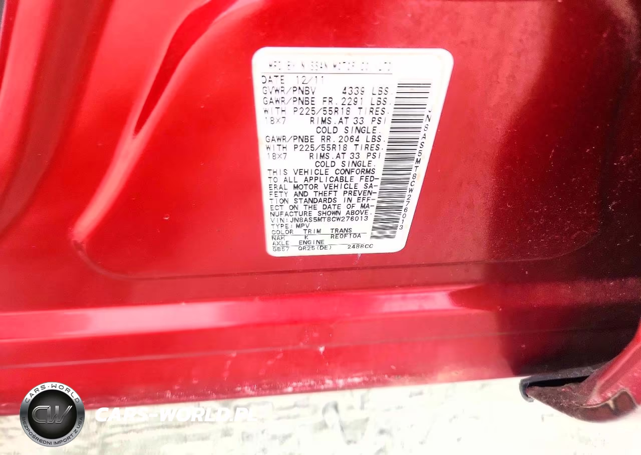 2012 Nissan Rogue S VIN:JN8AS5MT8CW276013 - 14