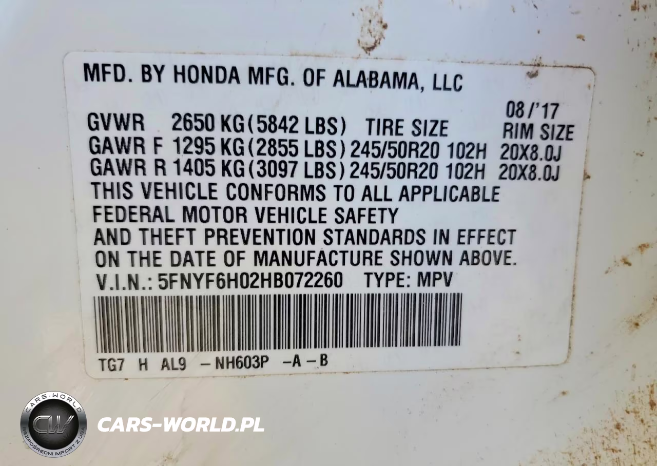 2017 Honda Pilot Elite VIN:5FNYF6H02HB072260 - 13