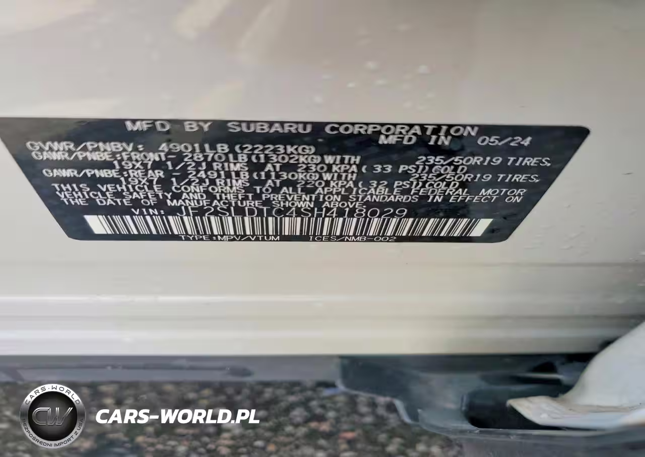 2025 Subaru Forester Touring VIN:JF2SLDTC4SH418029 - 14