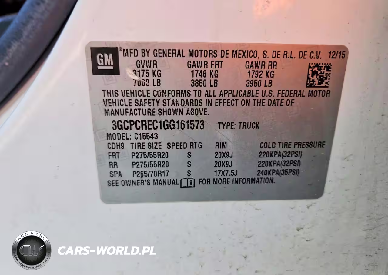 2016 Chevrolet Silverado C1500 Lt VIN:3GCPCREC1GG161573 - 12