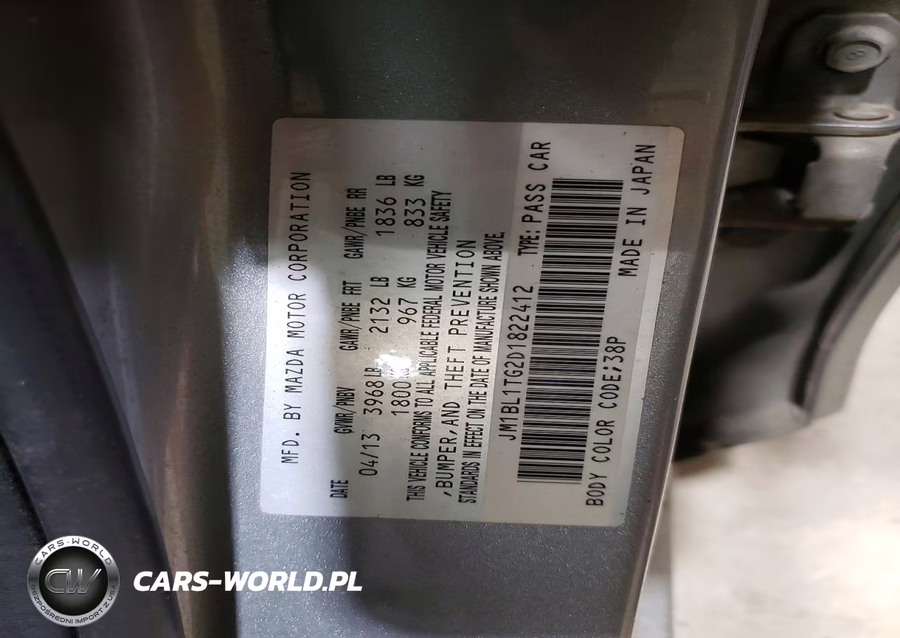 2013 Mazda 3 I VIN:JM1BL1TG2D1822412 - 12