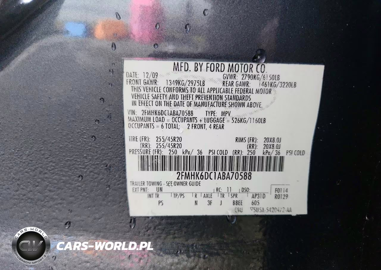 2010 Ford Flex Limited VIN:2FMHK6DC1ABA70588 - 13