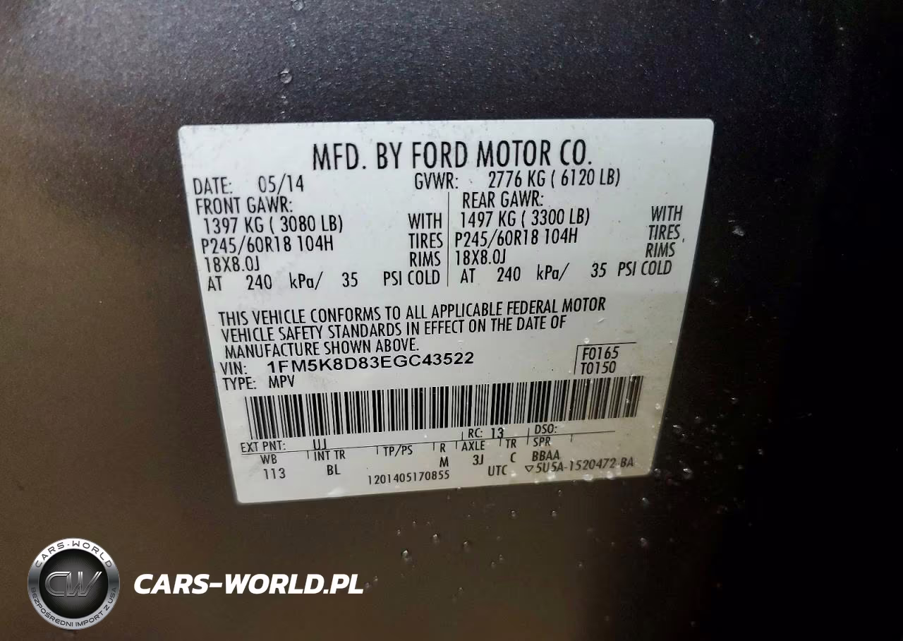 2014 Ford Explorer Xlt VIN:1FM5K8D83EGC43522 - 13