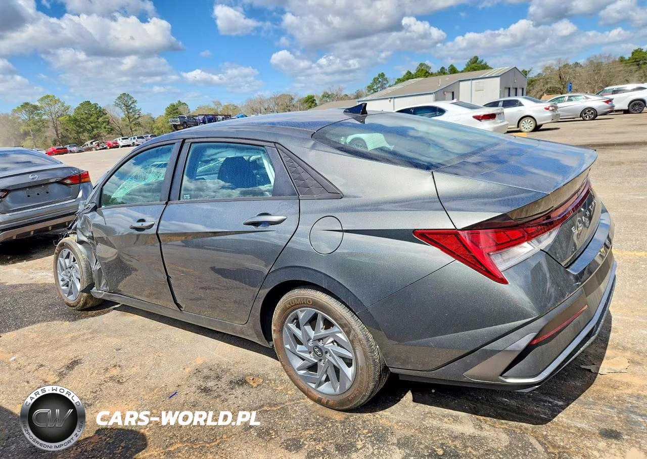 2024 Hyundai Elantra Hybrid Blue VIN:KMHLM4DJ0RU116697 - 2