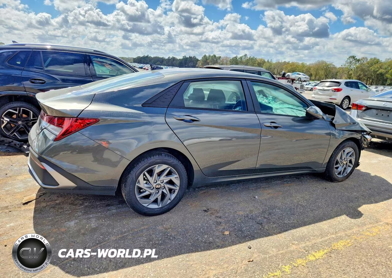 2024 Hyundai Elantra Hybrid Blue VIN:KMHLM4DJ0RU116697 - 3