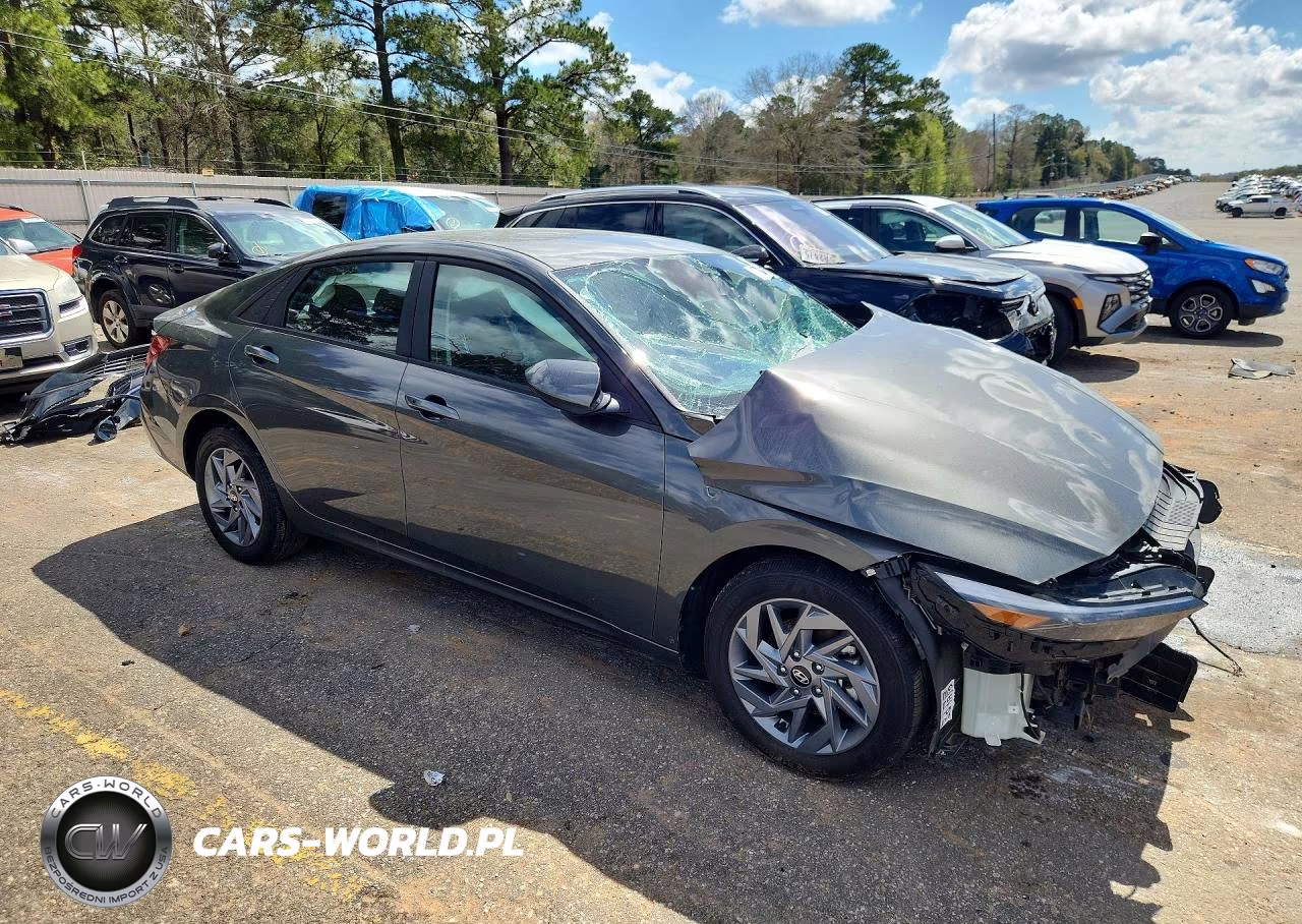2024 Hyundai Elantra Hybrid Blue VIN:KMHLM4DJ0RU116697 - 4