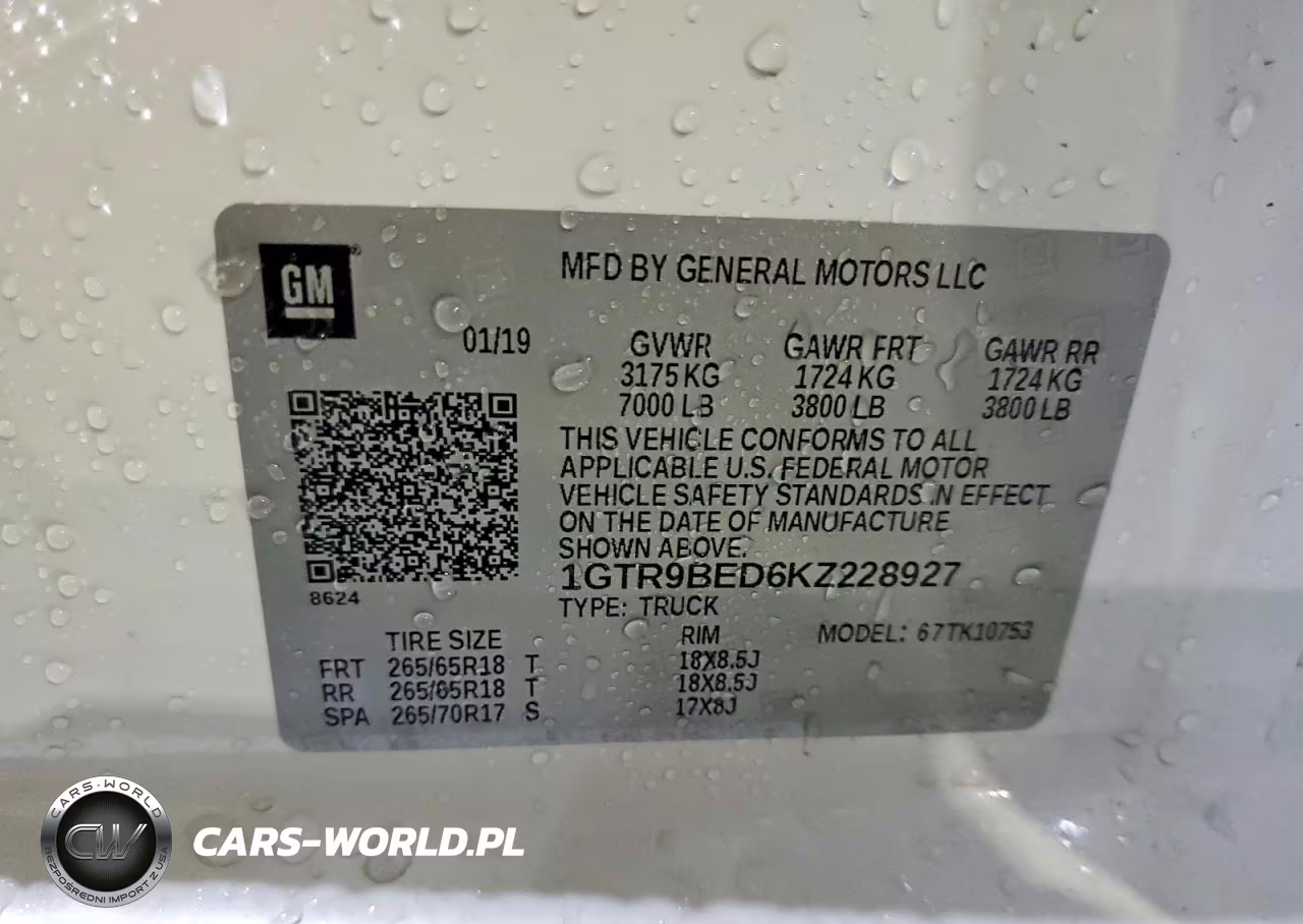 2019 GMC Sierra K1500 Sle VIN:1GTR9BED6KZ228927 - 12