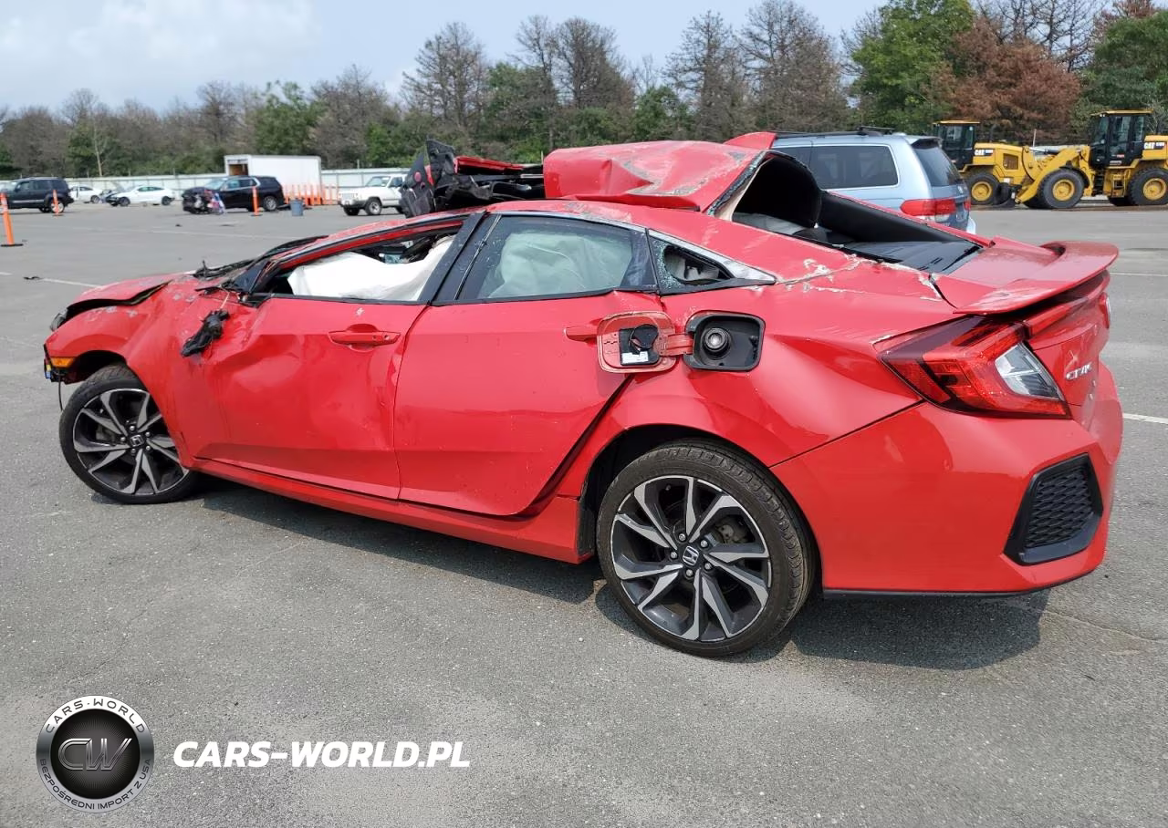 2018 Hond Civic Si VIN:2HGFC1E53JH703327 - 2