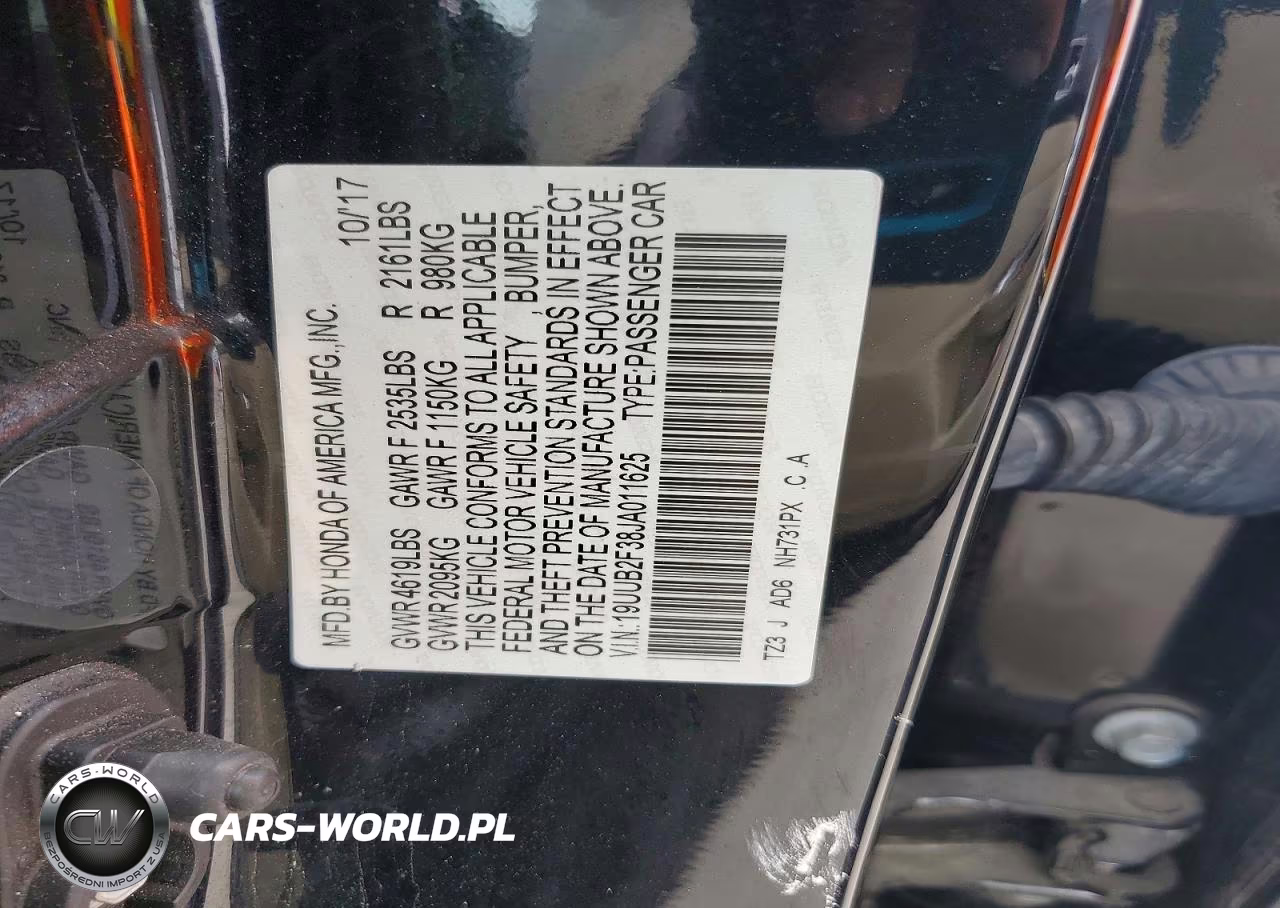 2018 Acura Tlx VIN:19UUB2F38JA011625 - 12