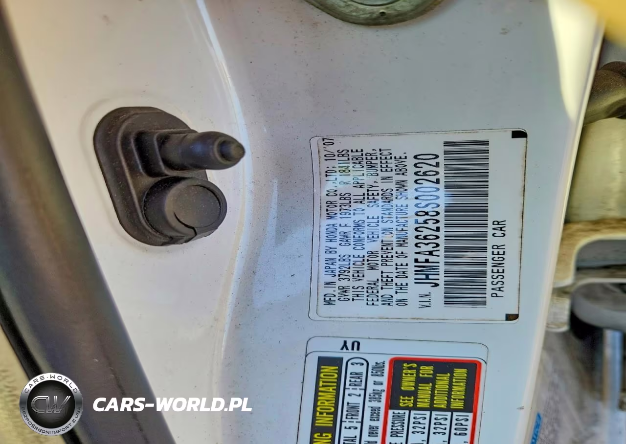 2008 Honda Civic Hybrid VIN:JHMFA36258S002620 - 12