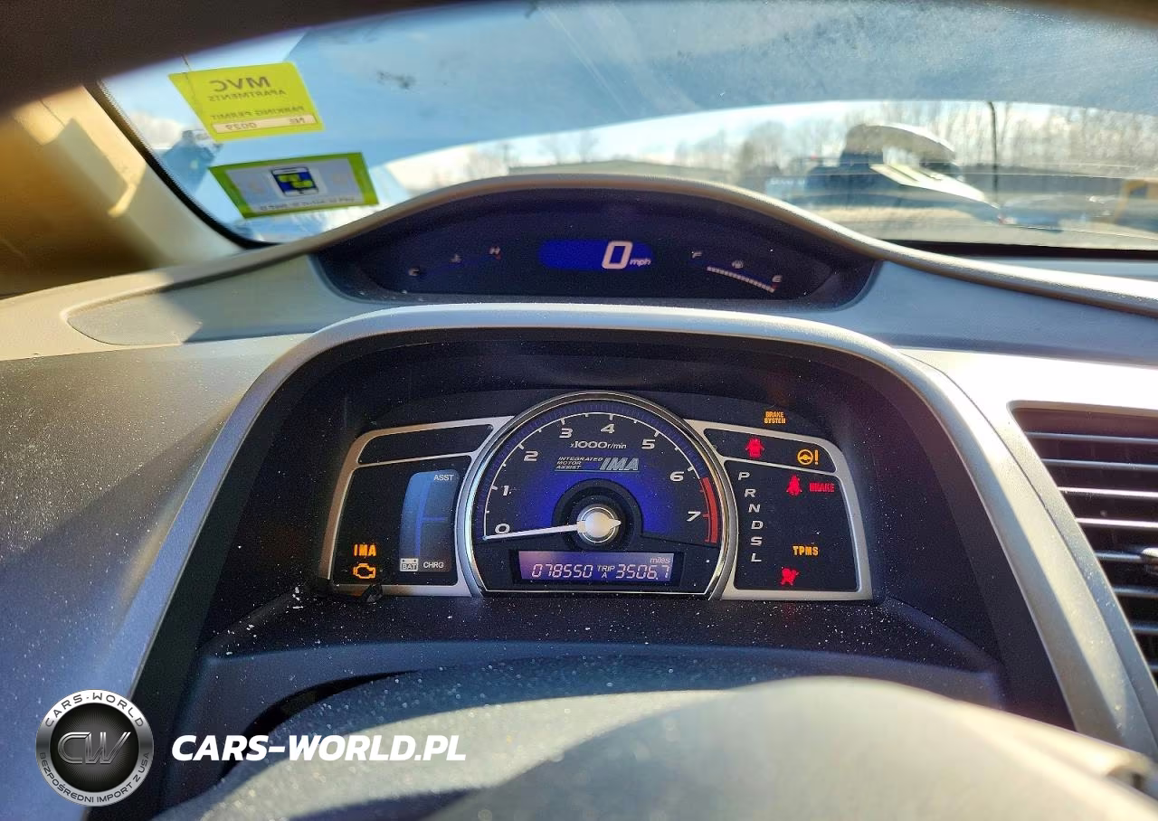 2008 Honda Civic Hybrid VIN:JHMFA36258S002620 - 9