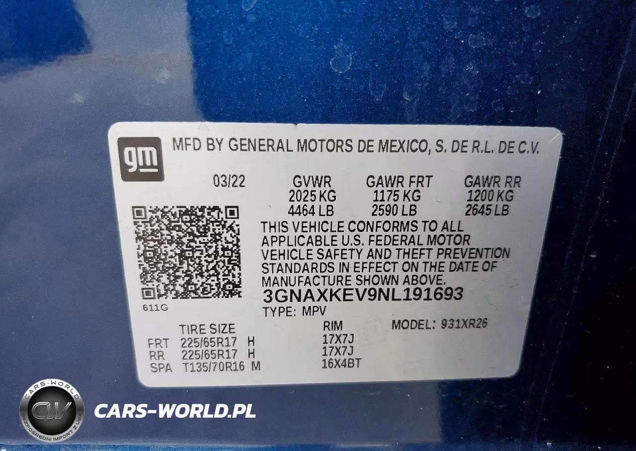 2022 Chevrolet Equinox Lt VIN:3GNAXKEV9NL191693 - 13