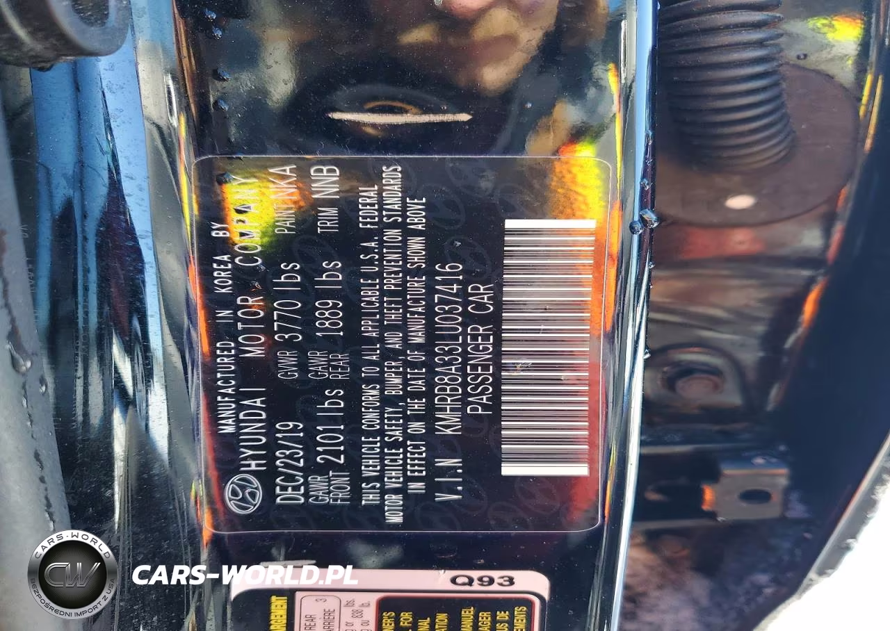 2020 Hyundai Venue Se VIN:KMHRB8A33LU037416 - 13