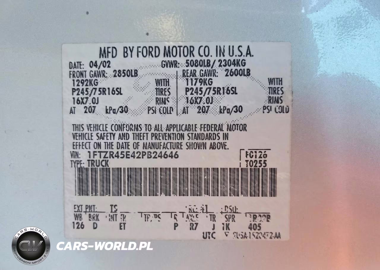 2002 Ford Ranger Super Cab VIN:1FTZR45E42PB24646 - 12