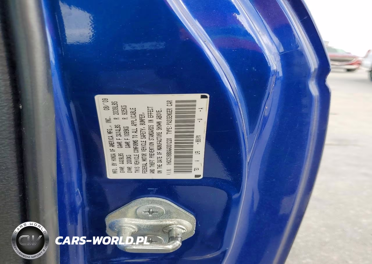 2010 Honda Accord Exl VIN:1HGCS1B8XAA001220 - 12