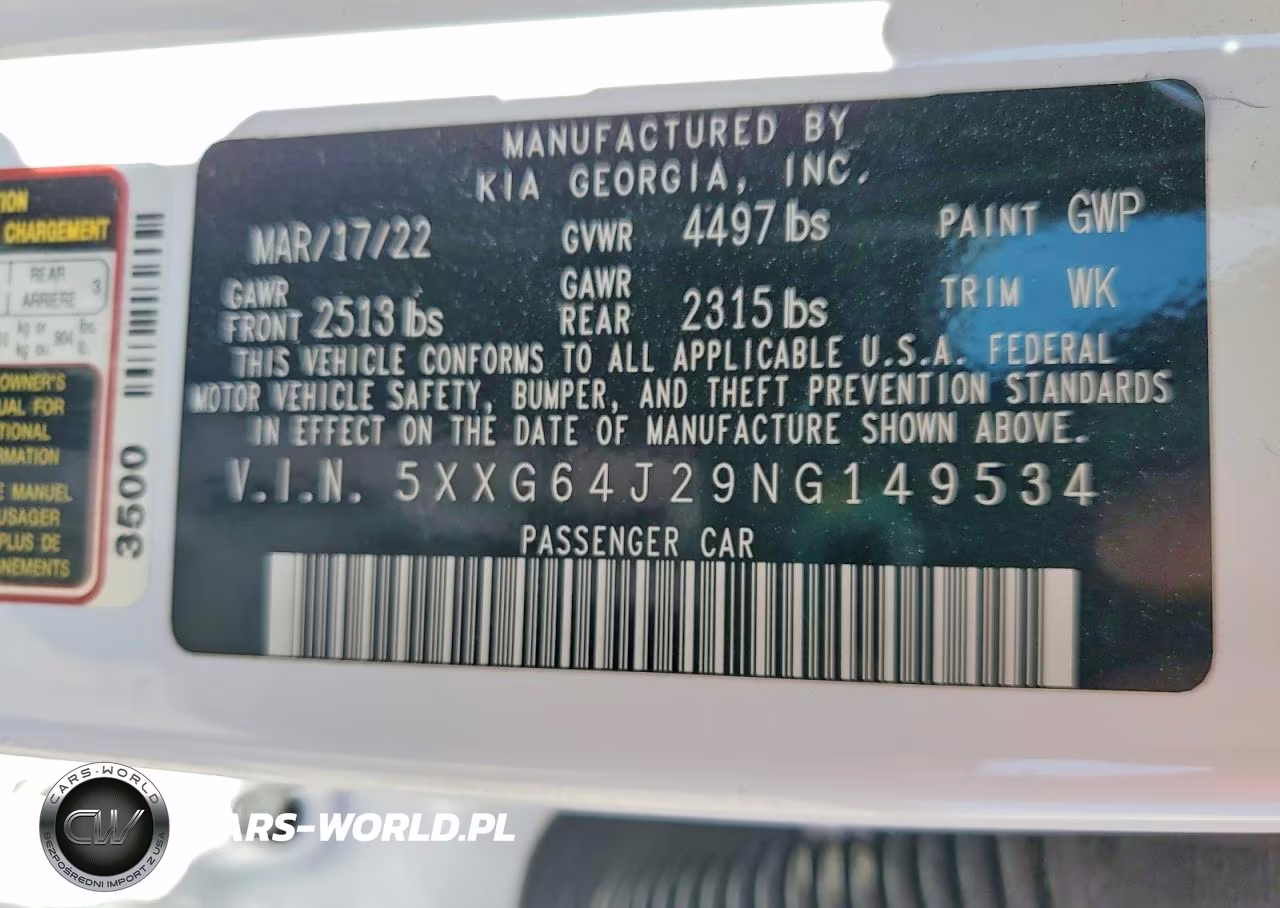 2022 Kia K5 Gt-Line VIN:5XXG64J29NG149534 - 12