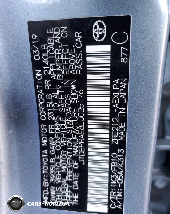 2020 Toyota Corolla Le VIN:JTDEPRAE8LJ025176 - 13