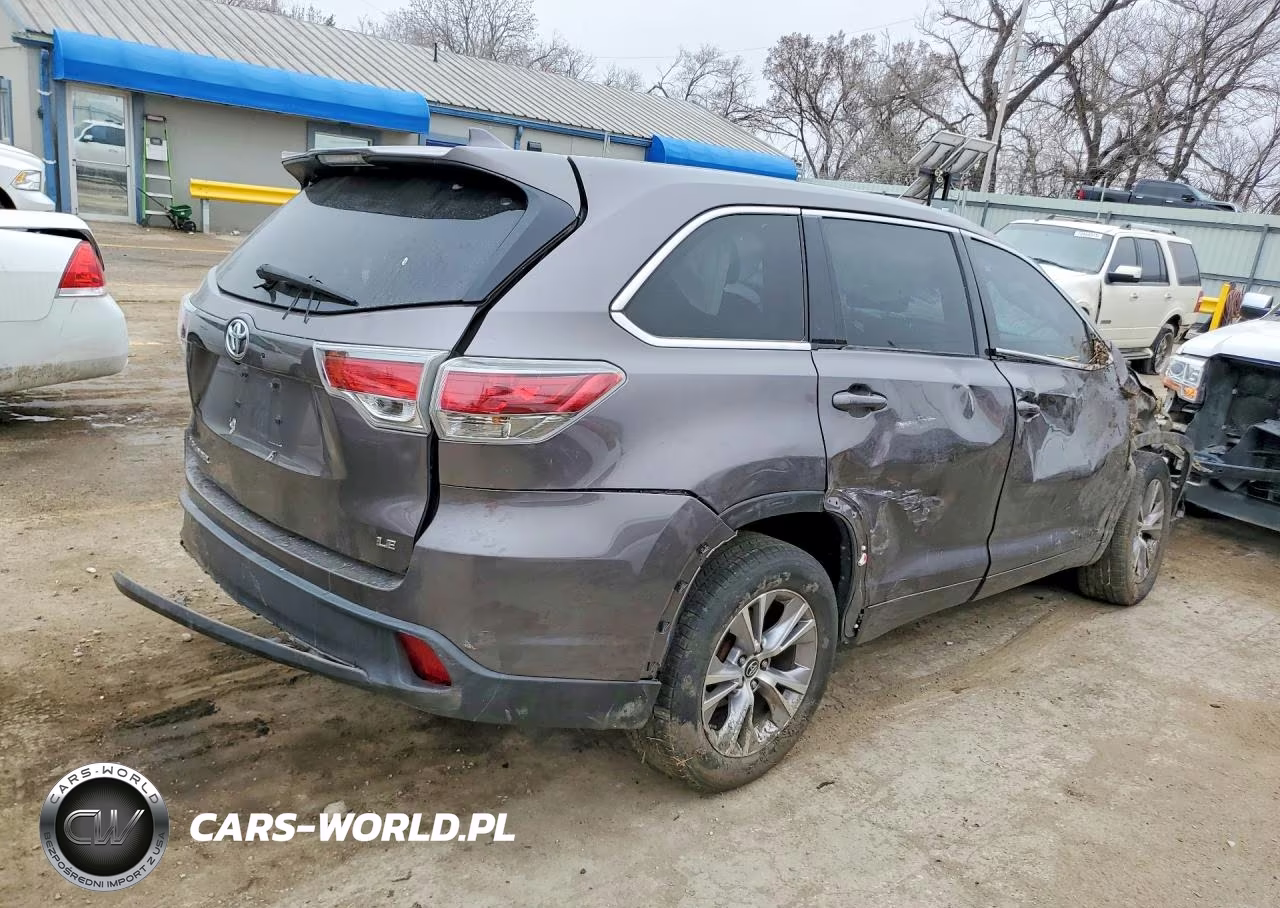 2016 Toyota Highlander Le Plus VIN:5TDZKRFH6GS183866 - 3