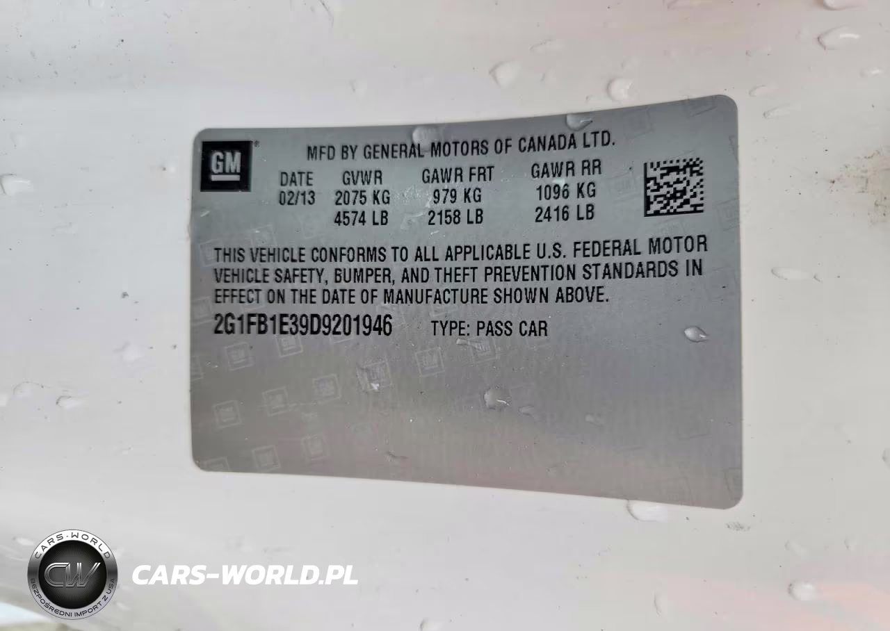 2013 Chevrolet Camaro Lt VIN:2G1FB1E39D9201946 - 12