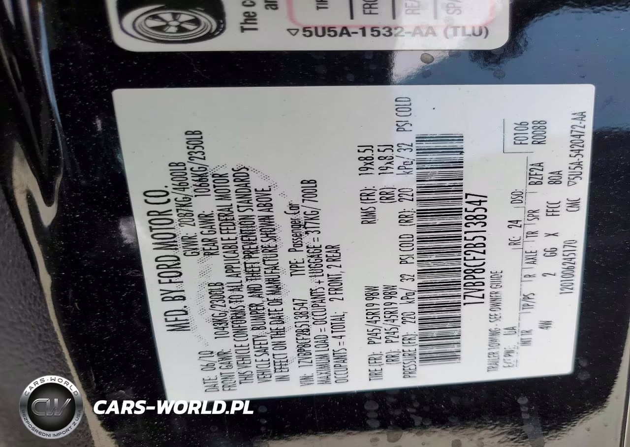 2011 Ford Mustang Gt VIN:1ZVBP8CF2B5138547 - 12