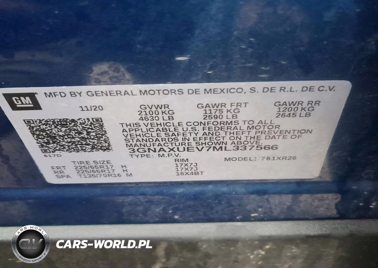 2021 Chevrolet Equinox Lt VIN:3GNAXUEV7ML337566 - 13
