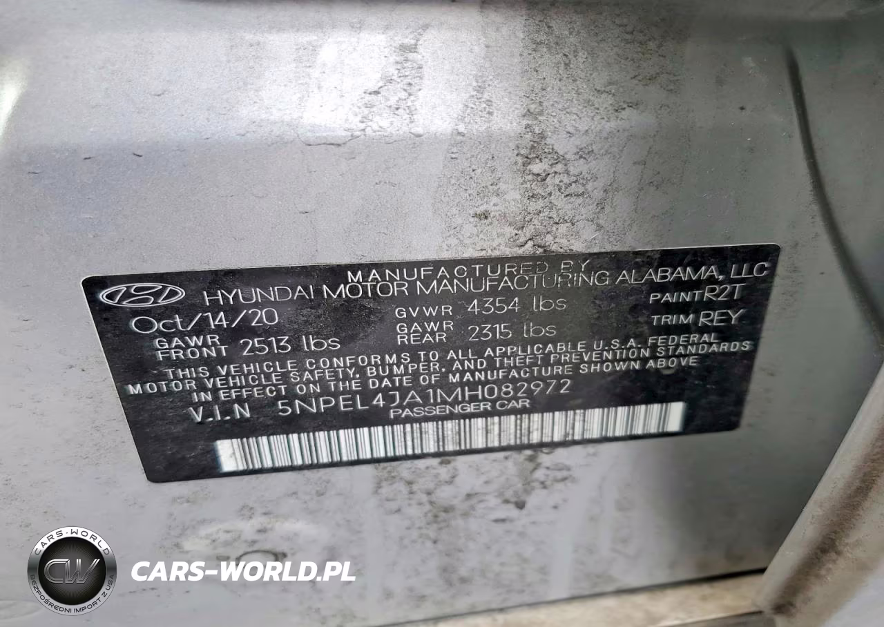 2021 Hyundai Sonata Sel VIN:5NPEL4JA1MH082972 - 12