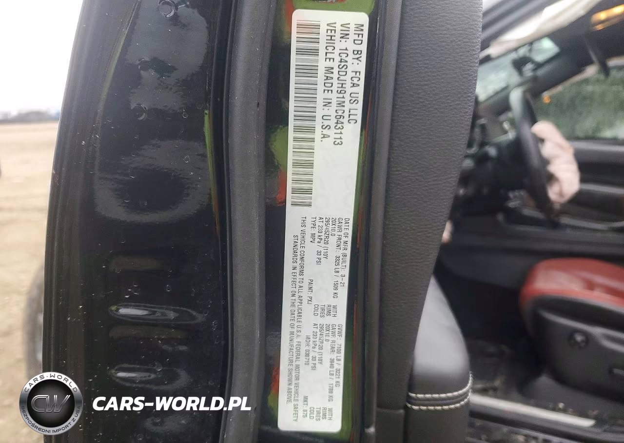 2021 Dodge Durango Srt Hellcat VIN:1C4SDJH91MC643113 - 13