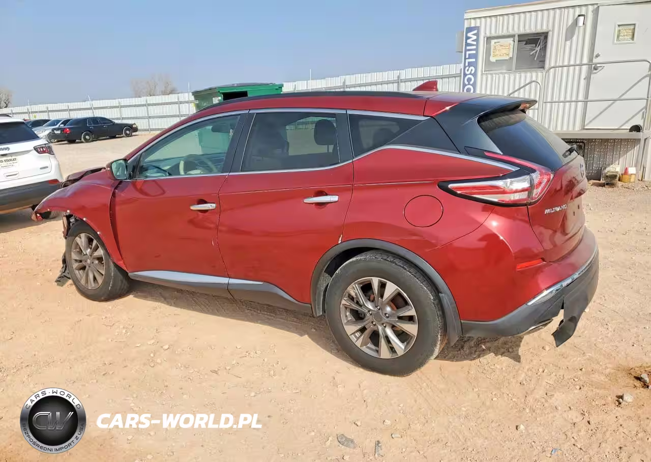 2016 Nissan Murano Sv VIN:5N1AZ2MG1GN145344 - 2