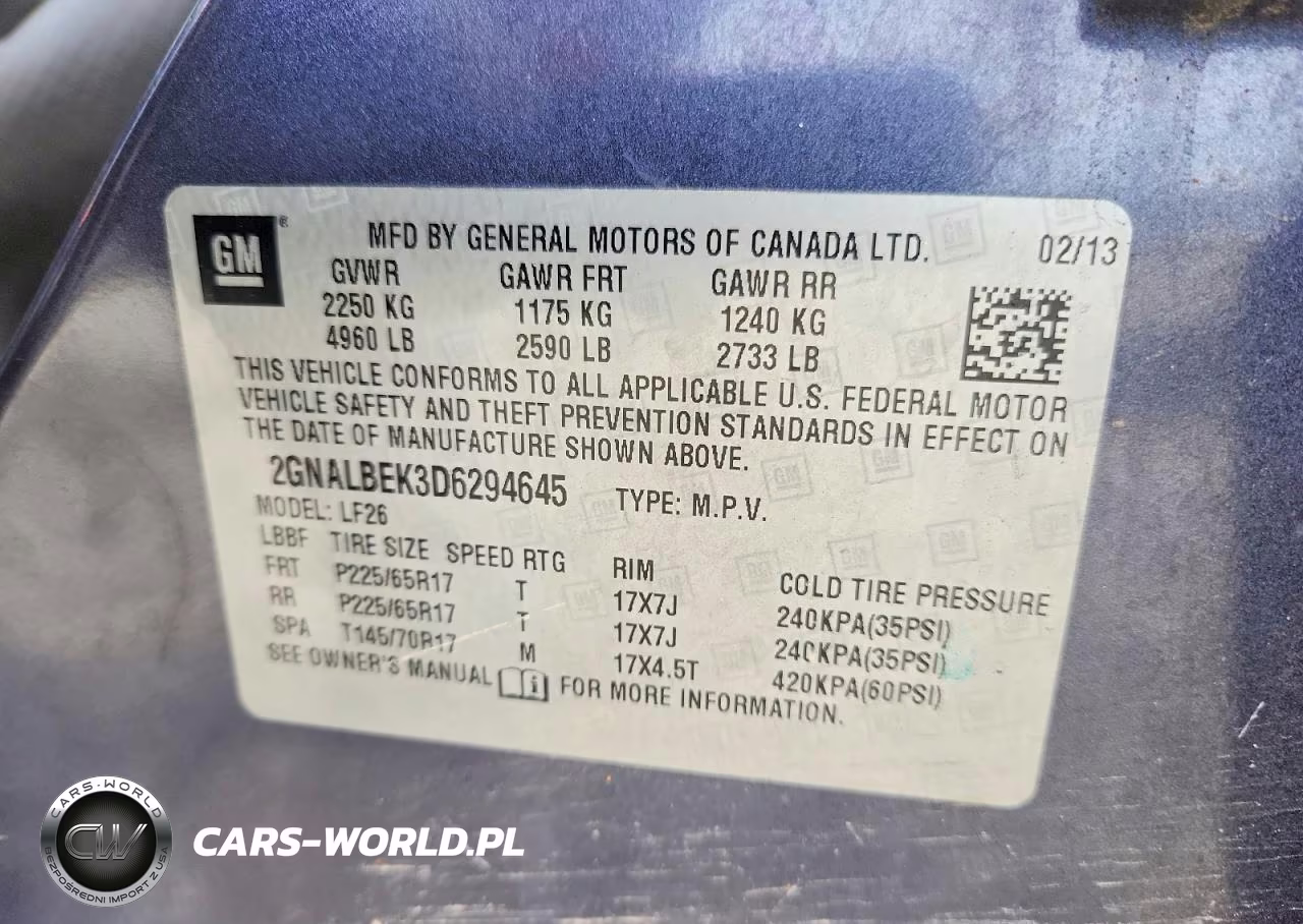 2013 Chevrolet Equinox Ls VIN:2GNALBEK3D6294645 - 14