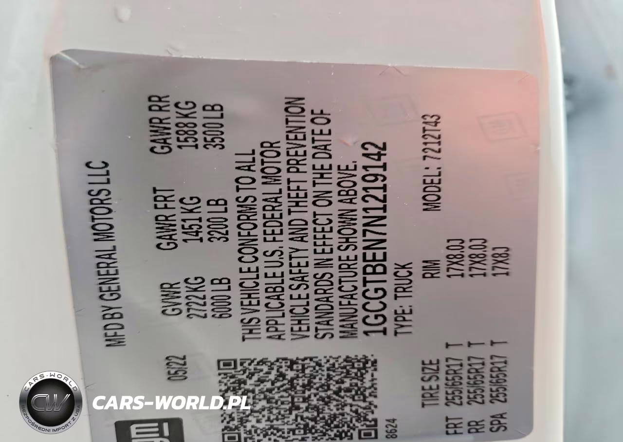2022 Chevrolet Colorado VIN:1GCGTBEN7N1219142 - 13