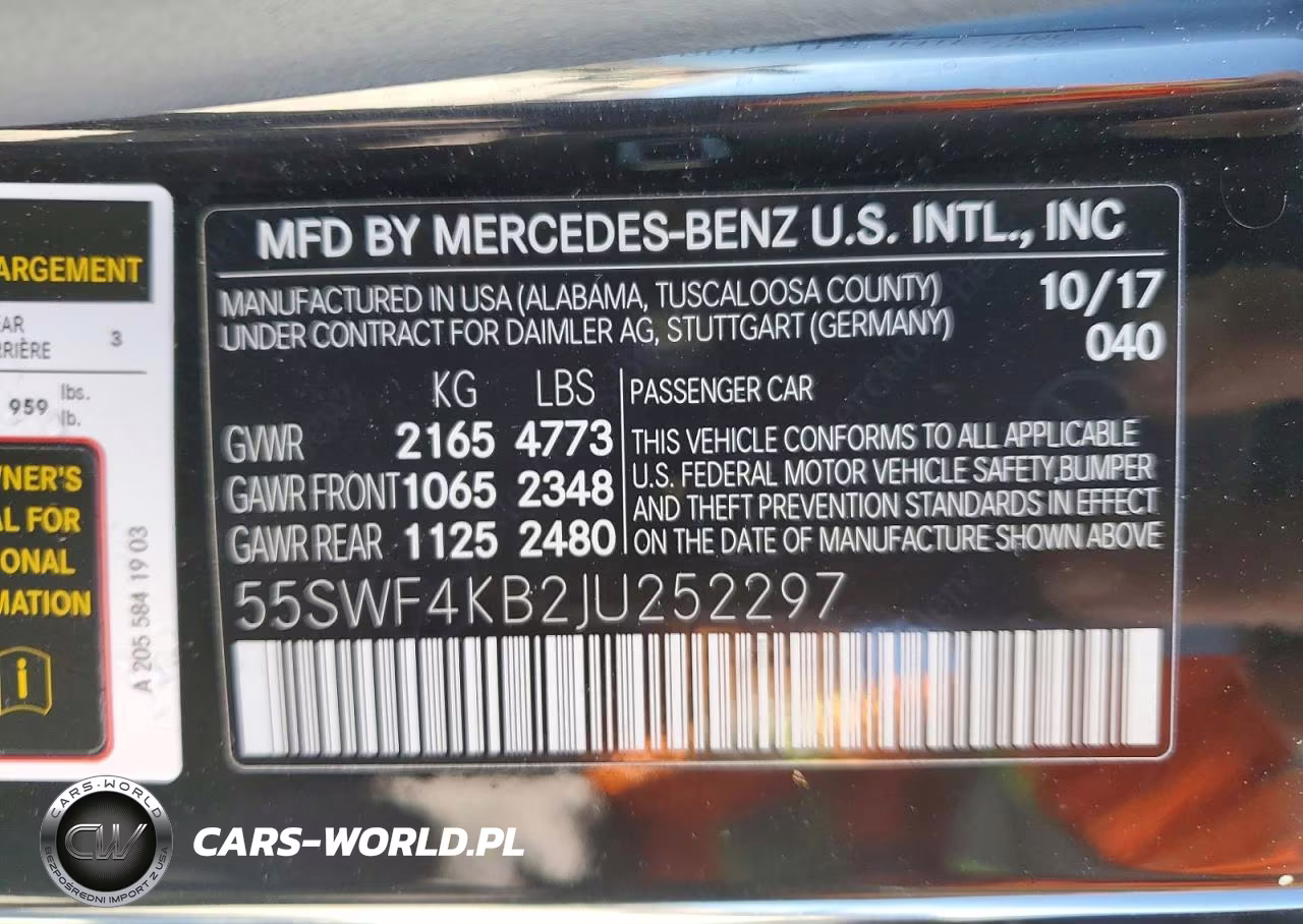 2018 Mercedes-Benz C 300 4Matic VIN:55SWF4KB2JU252297 - 12