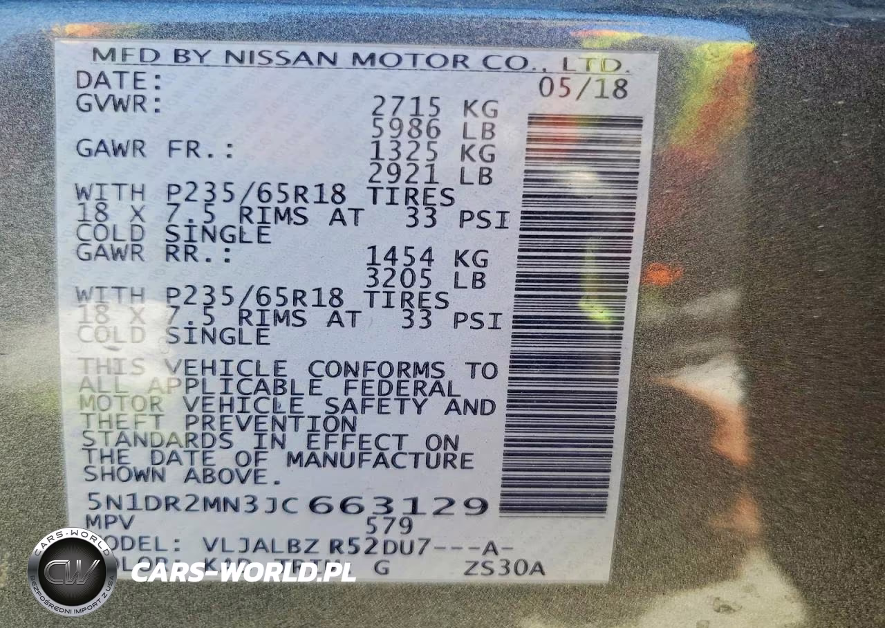 2018 Nissan Pathfinder S VIN:5N1DR2MN3JC663129 - 14