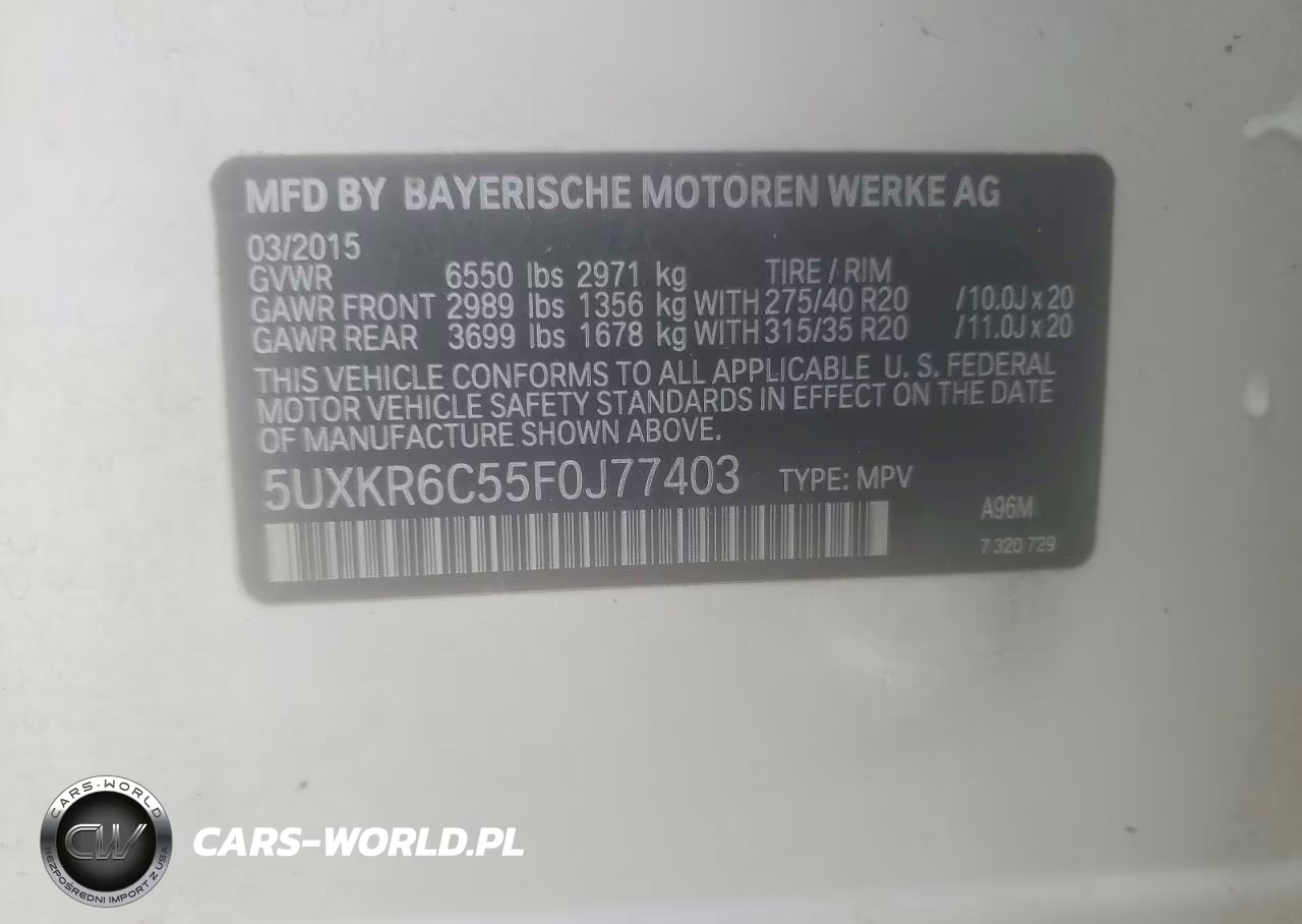 2015 BMW X5 xDrive50I VIN:5UXKR6C55F0J77403 - 12