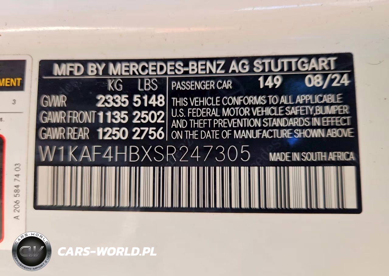 2025 Mercedes-Benz C 300 4Matic VIN:W1KAF4HBXSR247305 - 13