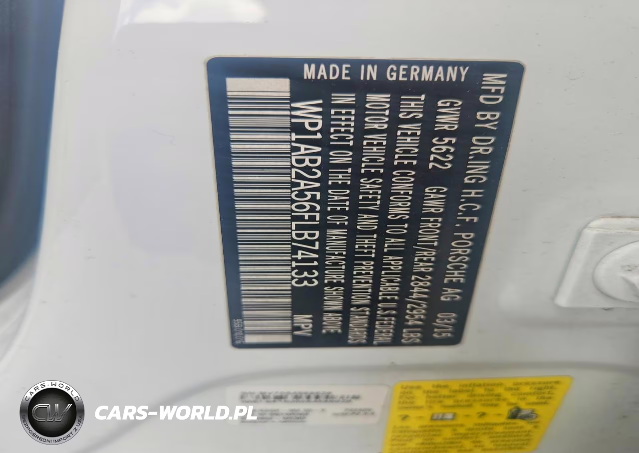 2015 Porsche Macan S VIN:WP1AB2A56FLB74133 - 13