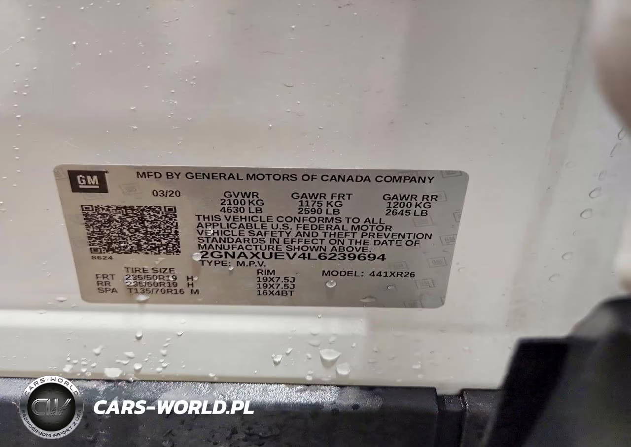 2020 Chevrolet Equinox Lt VIN:2GNAXUEV4L6239694 - 13