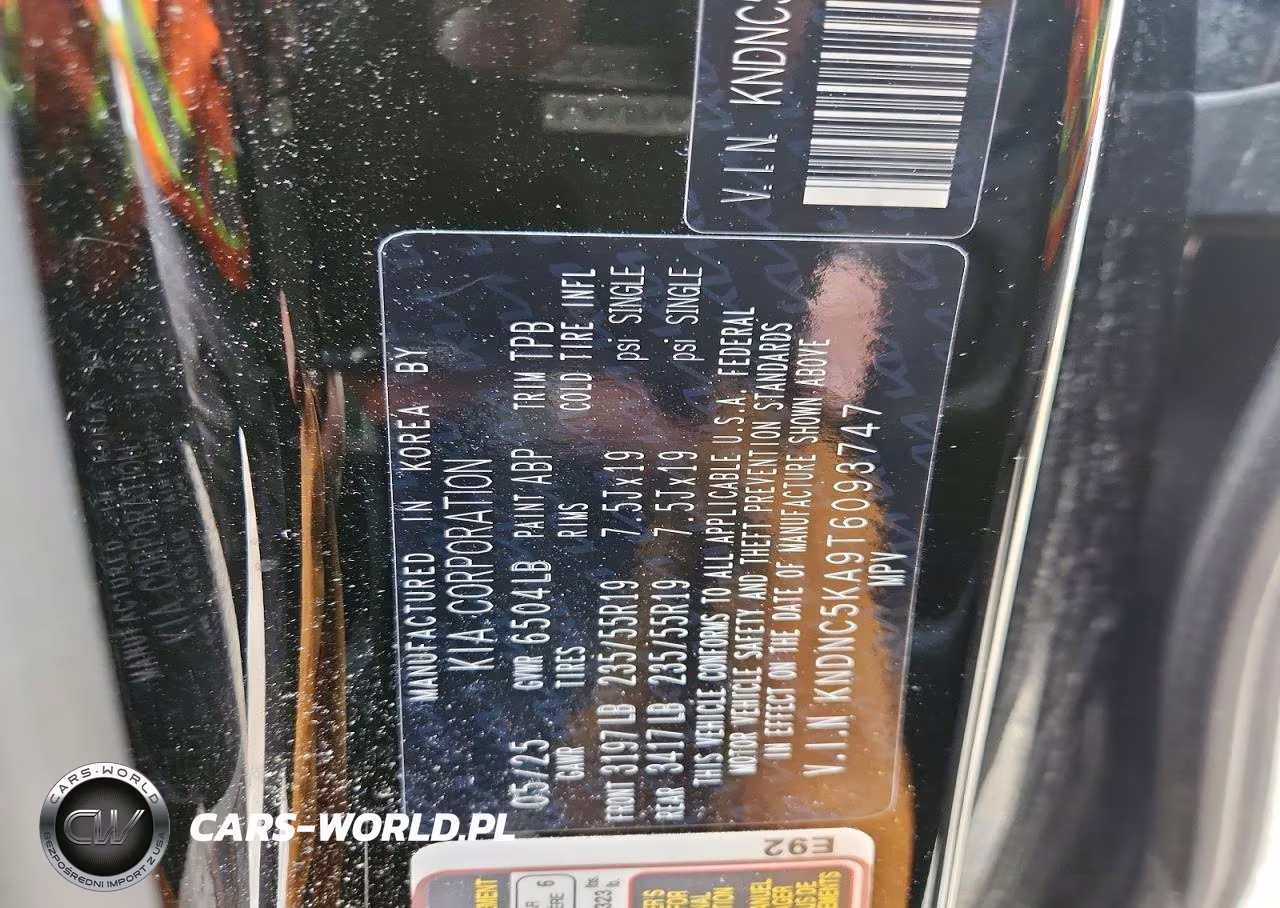 2026 Kia Carnival Hybrid Ex VIN:KNDNC5KA9T6093747 - 13